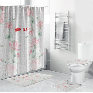 Custom Malawi Lotus Floral Bathroom Set Africa Women’s Football Champion Series 2026