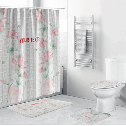 Custom Malawi Lotus Floral Bathroom Set Africa Women’s Football Champion Series 2026