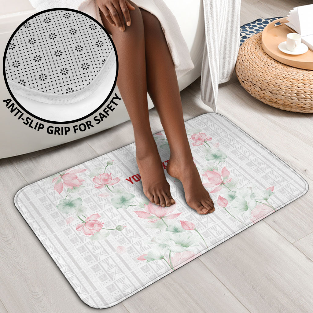 Custom Malawi Lotus Floral Bathroom Set Africa Women’s Football Champion Series 2026