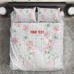 Custom Malawi Lotus Floral Bedding Set Africa Women’s Football Champion Series 2026