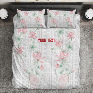 Custom Malawi Lotus Floral Bedding Set Africa Women’s Football Champion Series 2026