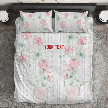 Custom Malawi Lotus Floral Bedding Set Africa Women’s Football Champion Series 2026