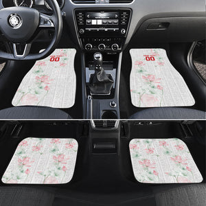 Custom Malawi Lotus Floral Car Mats Africa Women’s Football Champion Series 2026
