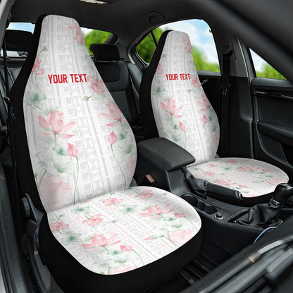Custom Malawi Lotus Floral Car Seat Cover Africa Women’s Football Champion Series 2026