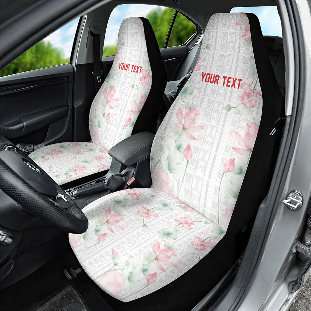 Custom Malawi Lotus Floral Car Seat Cover Africa Women’s Football Champion Series 2026