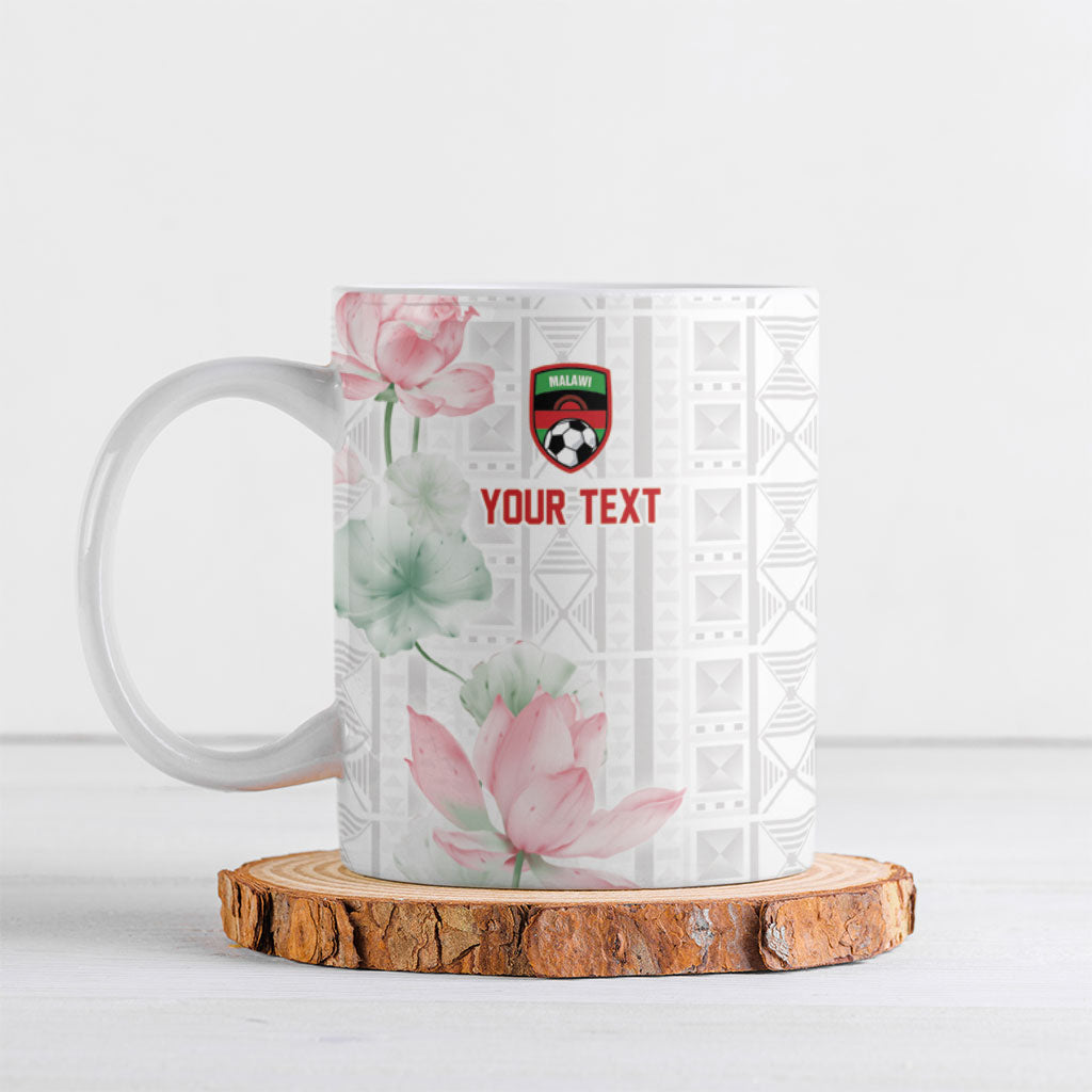 Custom Malawi Lotus Floral Ceramic Mug Africa Women’s Football Champion Series 2026
