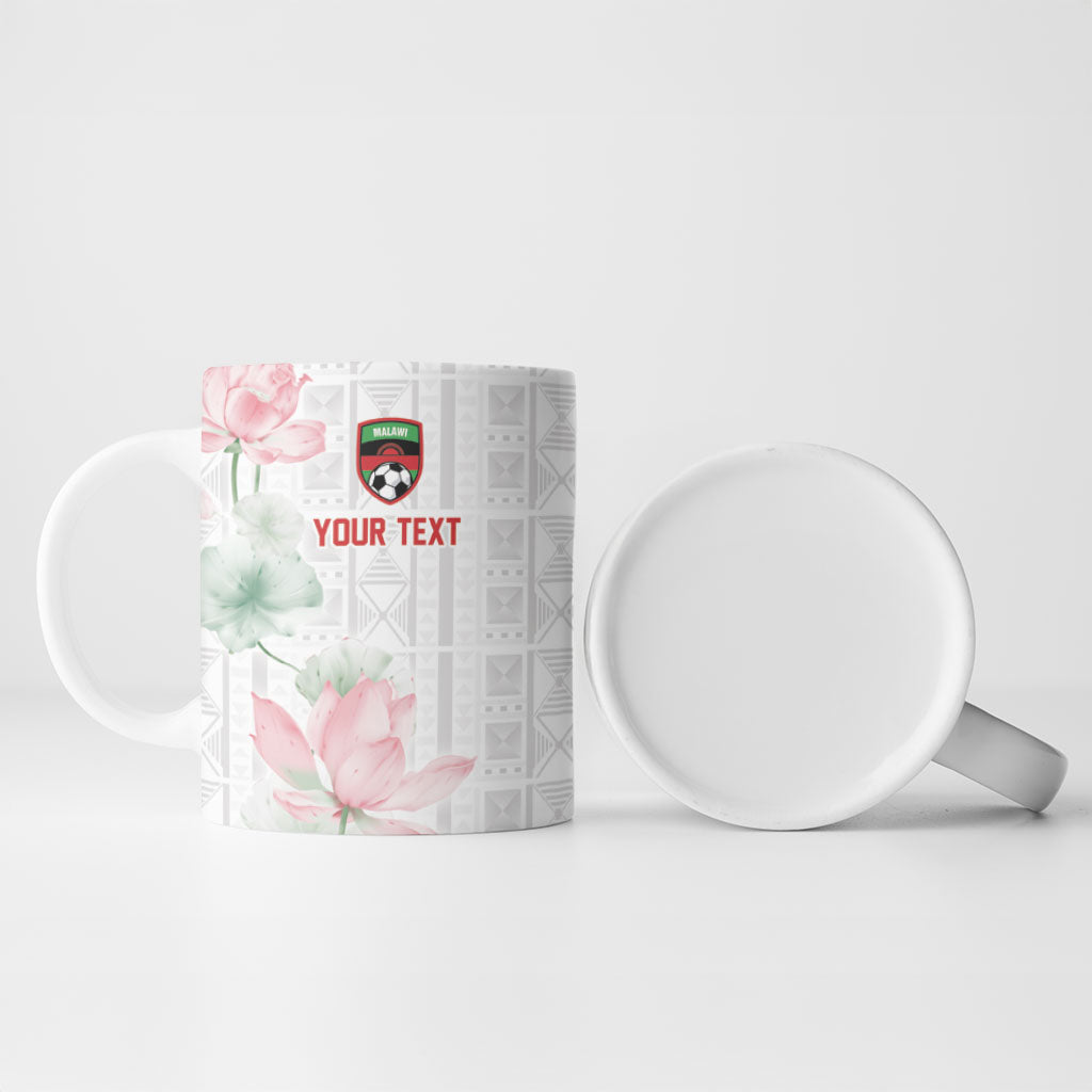 Custom Malawi Lotus Floral Ceramic Mug Africa Women’s Football Champion Series 2026