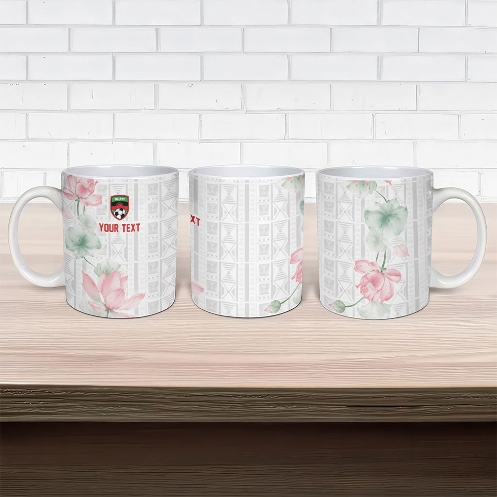 Custom Malawi Lotus Floral Ceramic Mug Africa Women’s Football Champion Series 2026