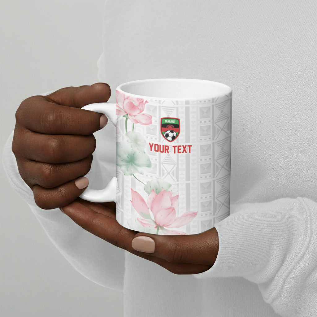 Custom Malawi Lotus Floral Ceramic Mug Africa Women’s Football Champion Series 2026