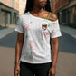 Custom Malawi Lotus Floral Cross Shoulder Shirt Africa Women’s Football Champion Series 2026