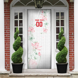 Custom Malawi Lotus Floral Door Cover Africa Women’s Football Champion Series 2026