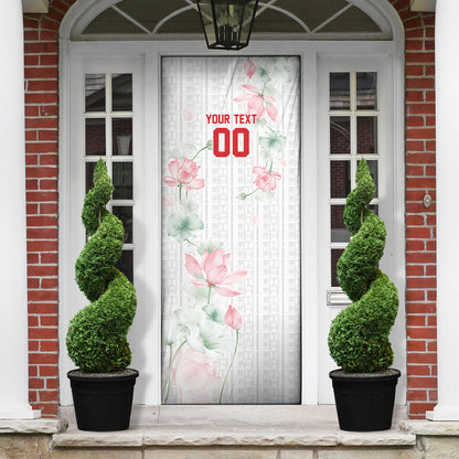 Custom Malawi Lotus Floral Door Cover Africa Women’s Football Champion Series 2026