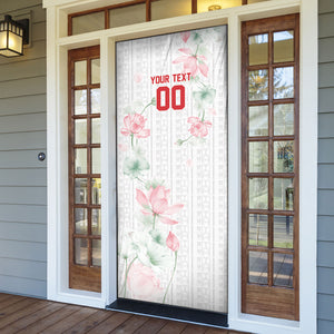 Custom Malawi Lotus Floral Door Cover Africa Women’s Football Champion Series 2026