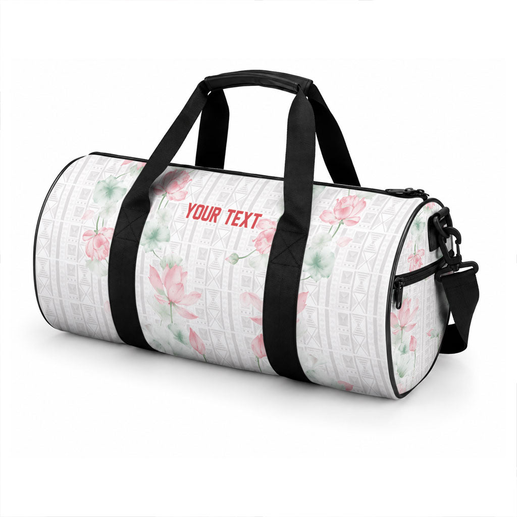 Custom Malawi Lotus Floral Duffle Bag Africa Women’s Football Champion Series 2026