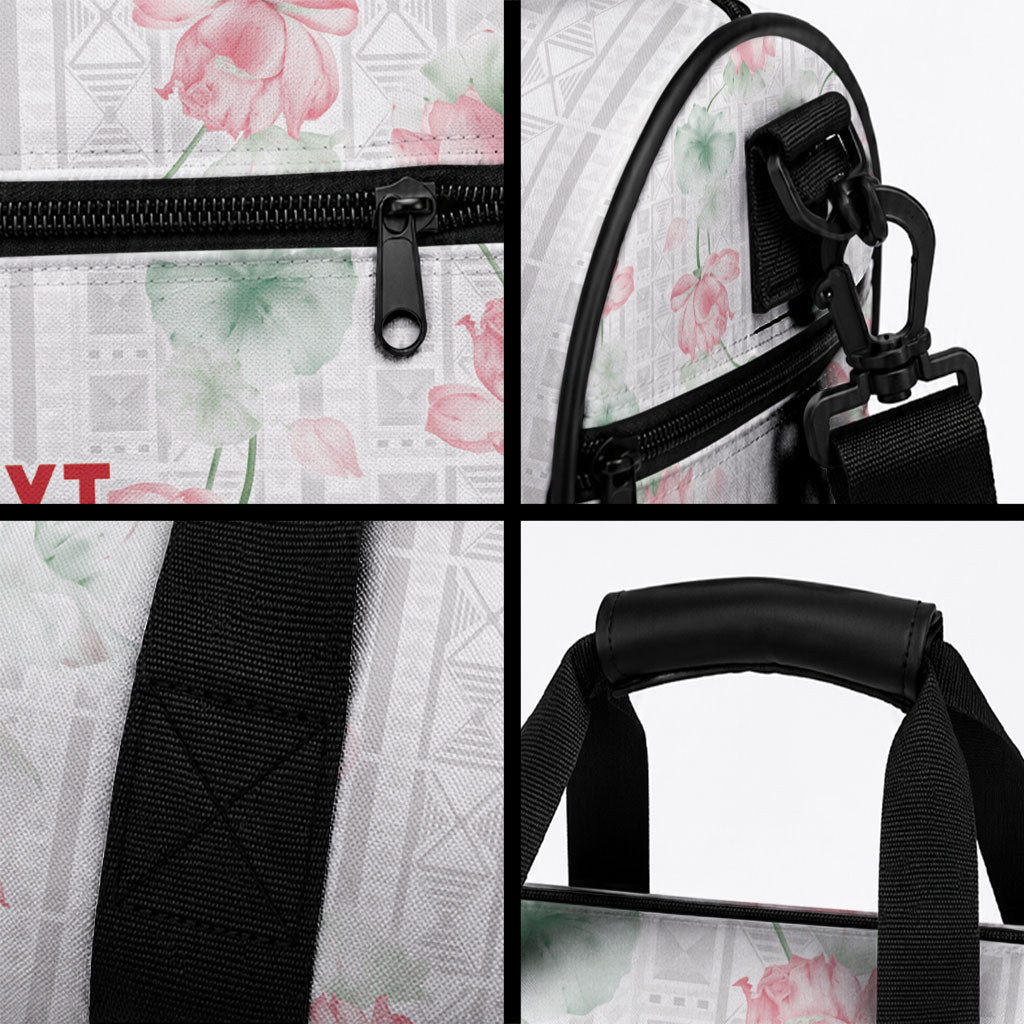 Custom Malawi Lotus Floral Duffle Bag Africa Women’s Football Champion Series 2026