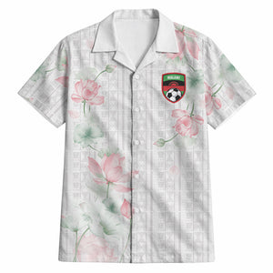 Custom Malawi Lotus Floral Hawaiian Shirt Africa Women’s Football Champion Series 2026