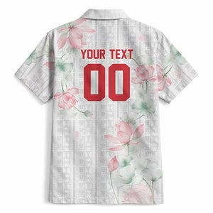Custom Malawi Lotus Floral Hawaiian Shirt Africa Women’s Football Champion Series 2026