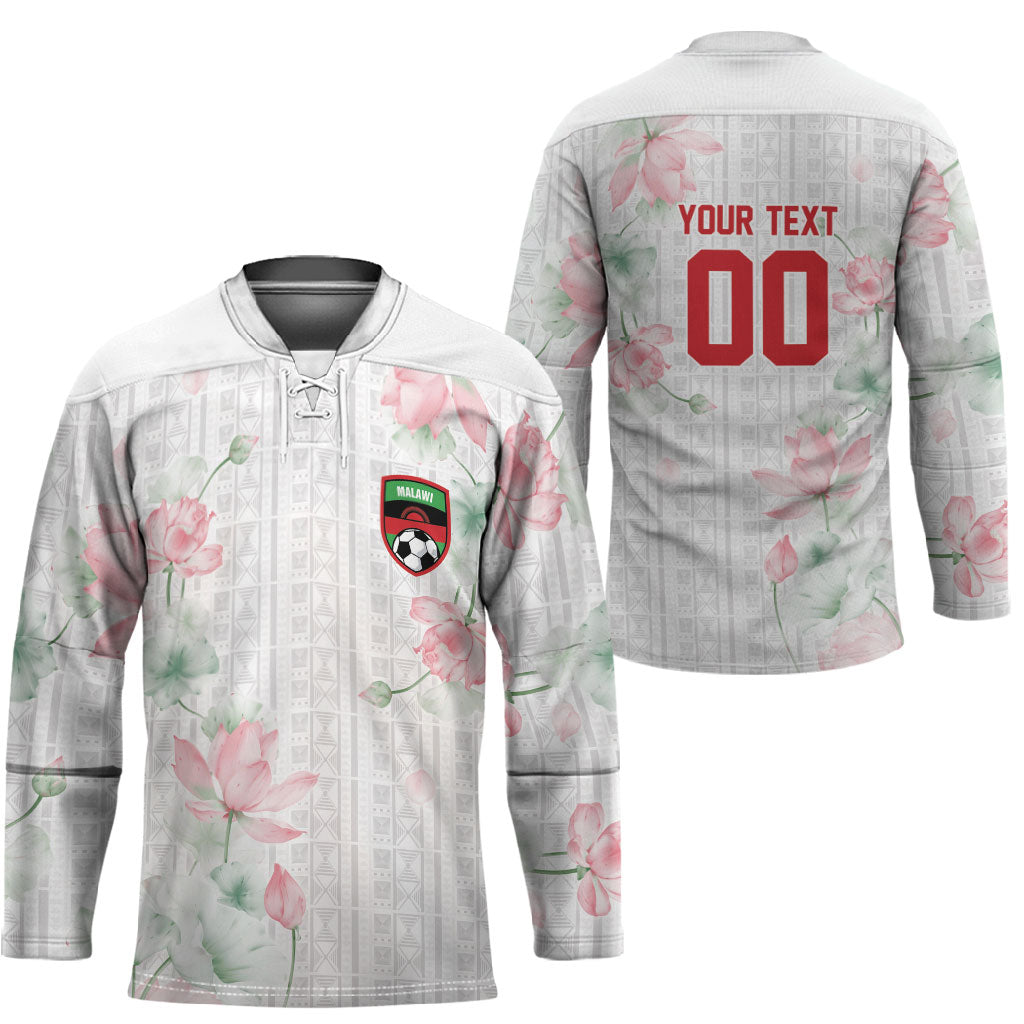 Custom Malawi Lotus Floral Hockey Jersey Africa Women’s Football Champion Series 2026