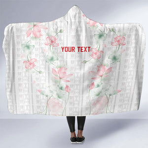 Custom Malawi Lotus Floral Hooded Blanket Africa Women’s Football Champion Series 2026
