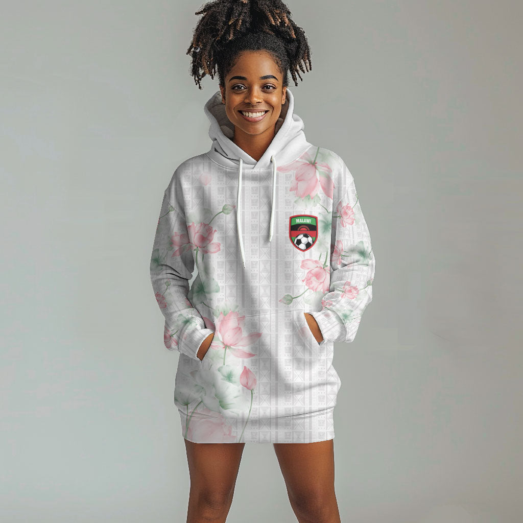 Custom Malawi Lotus Floral Hoodie Dress Africa Women’s Football Champion Series 2026