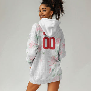 Custom Malawi Lotus Floral Hoodie Dress Africa Women’s Football Champion Series 2026