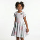 Custom Malawi Lotus Floral Kid Short Sleeve Dress Africa Women’s Football Champion Series 2026