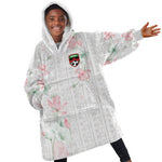 Custom Malawi Lotus Floral Kid Wearable Blanket Hoodie Africa Women’s Football Champion Series 2026