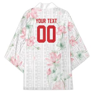 Custom Malawi Lotus Floral Kimono Africa Women’s Football Champion Series 2026