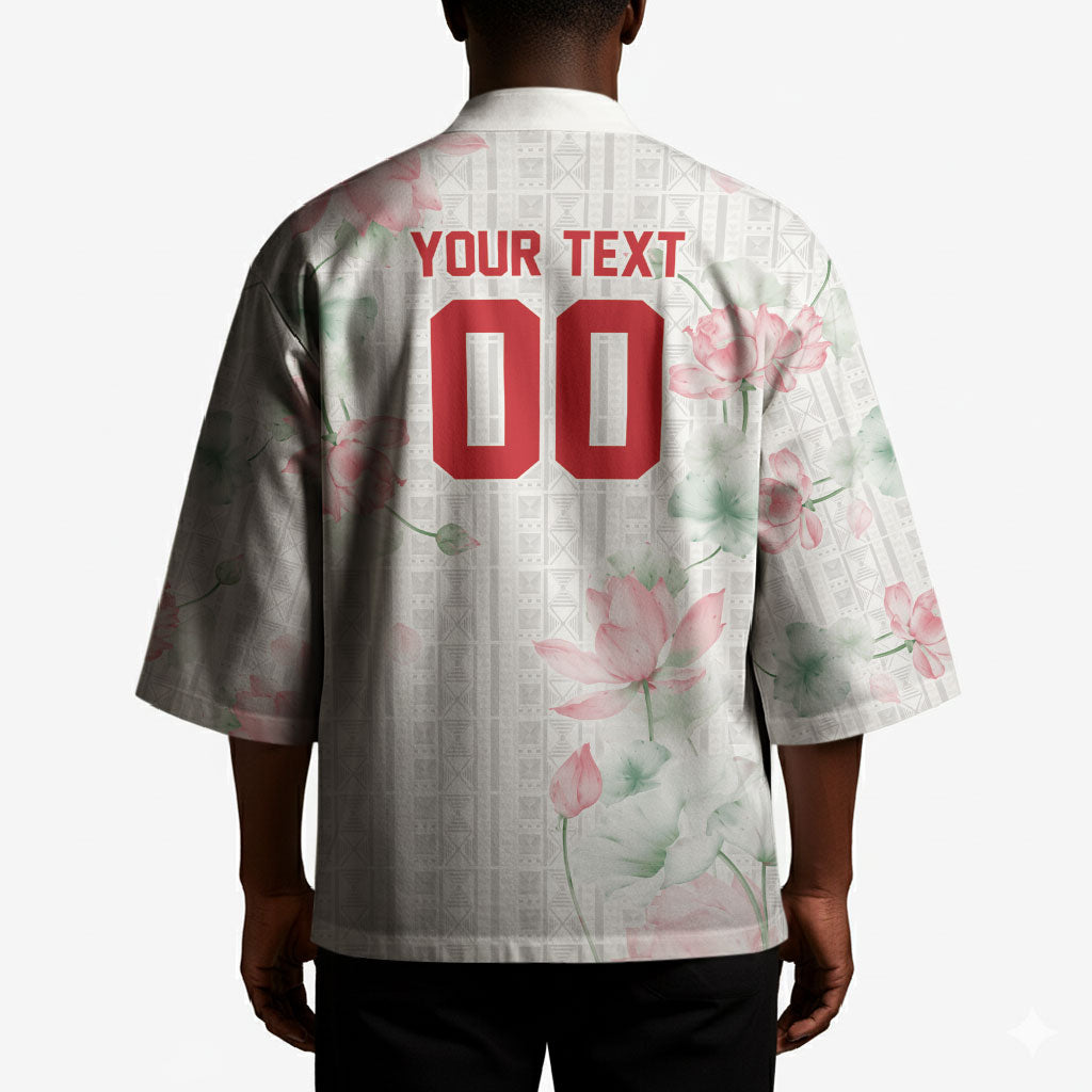 Custom Malawi Lotus Floral Kimono Africa Women’s Football Champion Series 2026