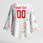 Custom Malawi Lotus Floral Kimono Sleeve Blouse Africa Women’s Football Champion Series 2026