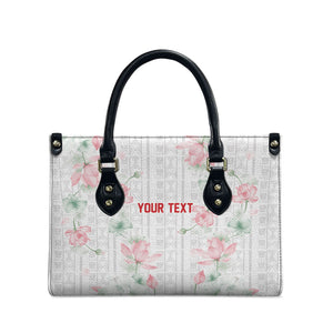 Custom Malawi Lotus Floral Leather Bag Africa Women’s Football Champion Series 2026