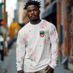 Custom Malawi Lotus Floral Long Sleeve Shirt Africa Women’s Football Champion Series 2026