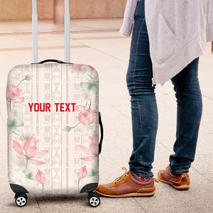 Custom Malawi Lotus Floral Luggage Cover Africa Women’s Football Champion Series 2026