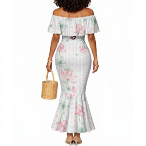 Custom Malawi Lotus Floral Mermaid Dress Africa Women’s Football Champion Series 2026