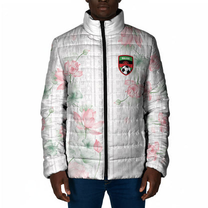 Custom Malawi Lotus Floral Padded Jacket Africa Women’s Football Champion Series 2026