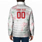 Custom Malawi Lotus Floral Padded Jacket Africa Women’s Football Champion Series 2026