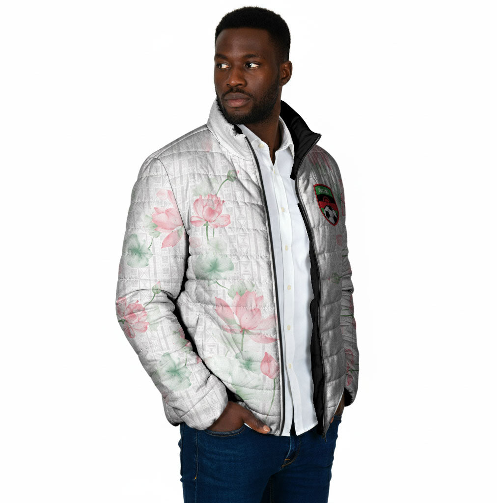 Custom Malawi Lotus Floral Padded Jacket Africa Women’s Football Champion Series 2026