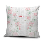 Custom Malawi Lotus Floral Pillow Cover Africa Women’s Football Champion Series 2026