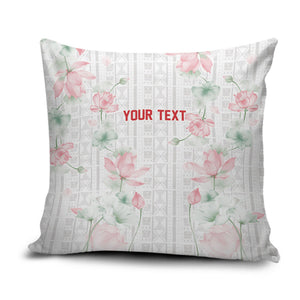 Custom Malawi Lotus Floral Pillow Cover Africa Women’s Football Champion Series 2026