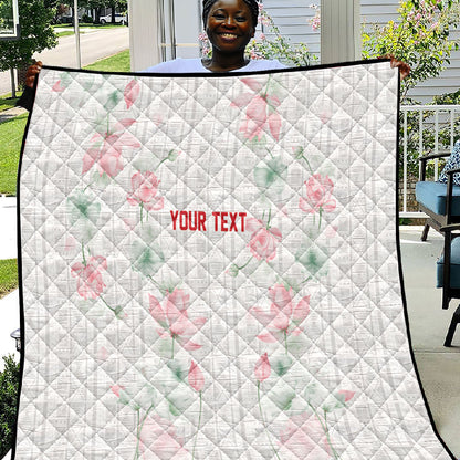 Custom Malawi Lotus Floral Quilt Africa Women’s Football Champion Series 2026