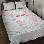 Custom Malawi Lotus Floral Quilt Bed Set Africa Women’s Football Champion Series 2026