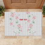Custom Malawi Lotus Floral Rubber Doormat Africa Women’s Football Champion Series 2026