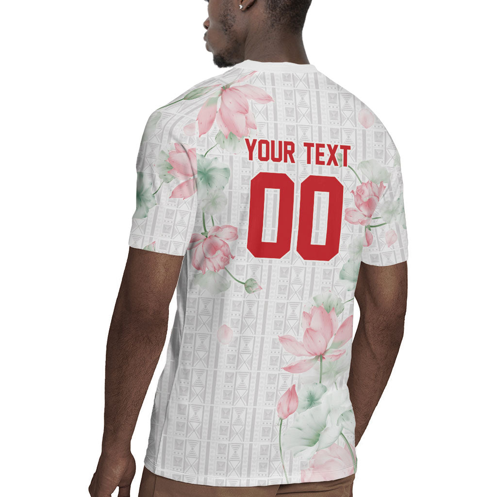 Custom Malawi Lotus Floral Rugby Jersey Africa Women’s Football Champion Series 2026