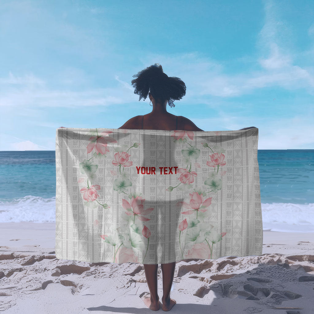 Custom Malawi Lotus Floral Sarong Africa Women’s Football Champion Series 2026