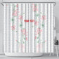 Custom Malawi Lotus Floral Shower Curtain Africa Women’s Football Champion Series 2026