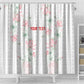 Custom Malawi Lotus Floral Shower Curtain Africa Women’s Football Champion Series 2026