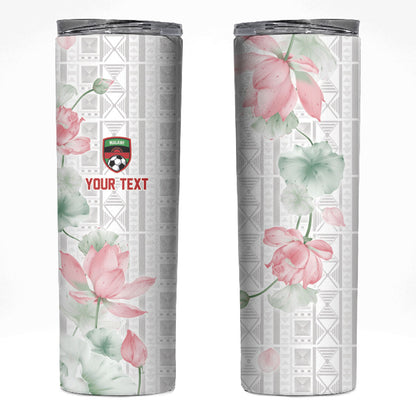 Custom Malawi Lotus Floral Skinny Tumbler Africa Women’s Football Champion Series 2026