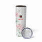 Custom Malawi Lotus Floral Skinny Tumbler Africa Women’s Football Champion Series 2026