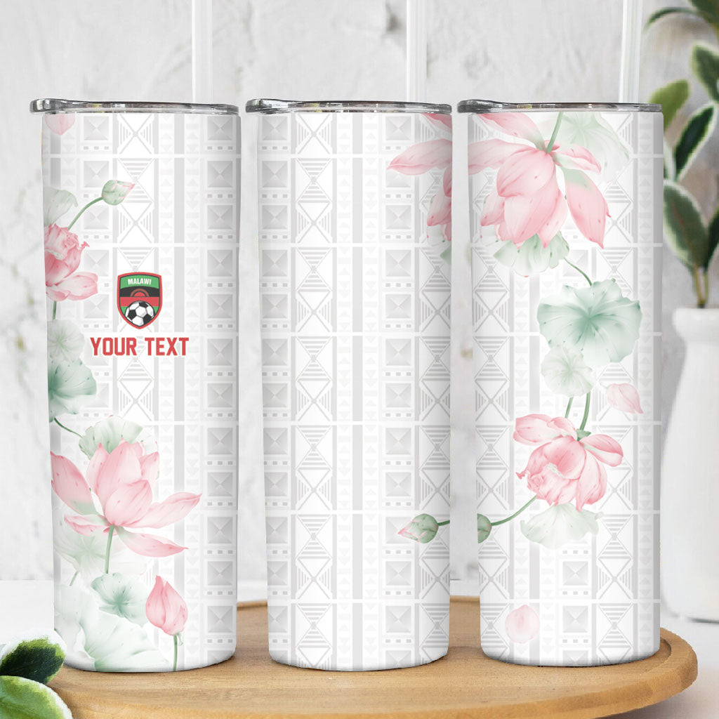 Custom Malawi Lotus Floral Skinny Tumbler Africa Women’s Football Champion Series 2026