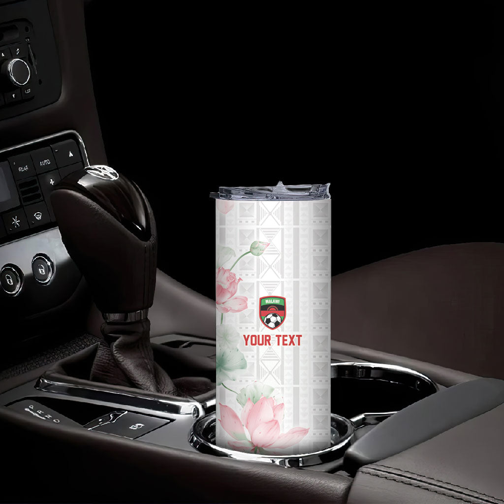Custom Malawi Lotus Floral Skinny Tumbler Africa Women’s Football Champion Series 2026
